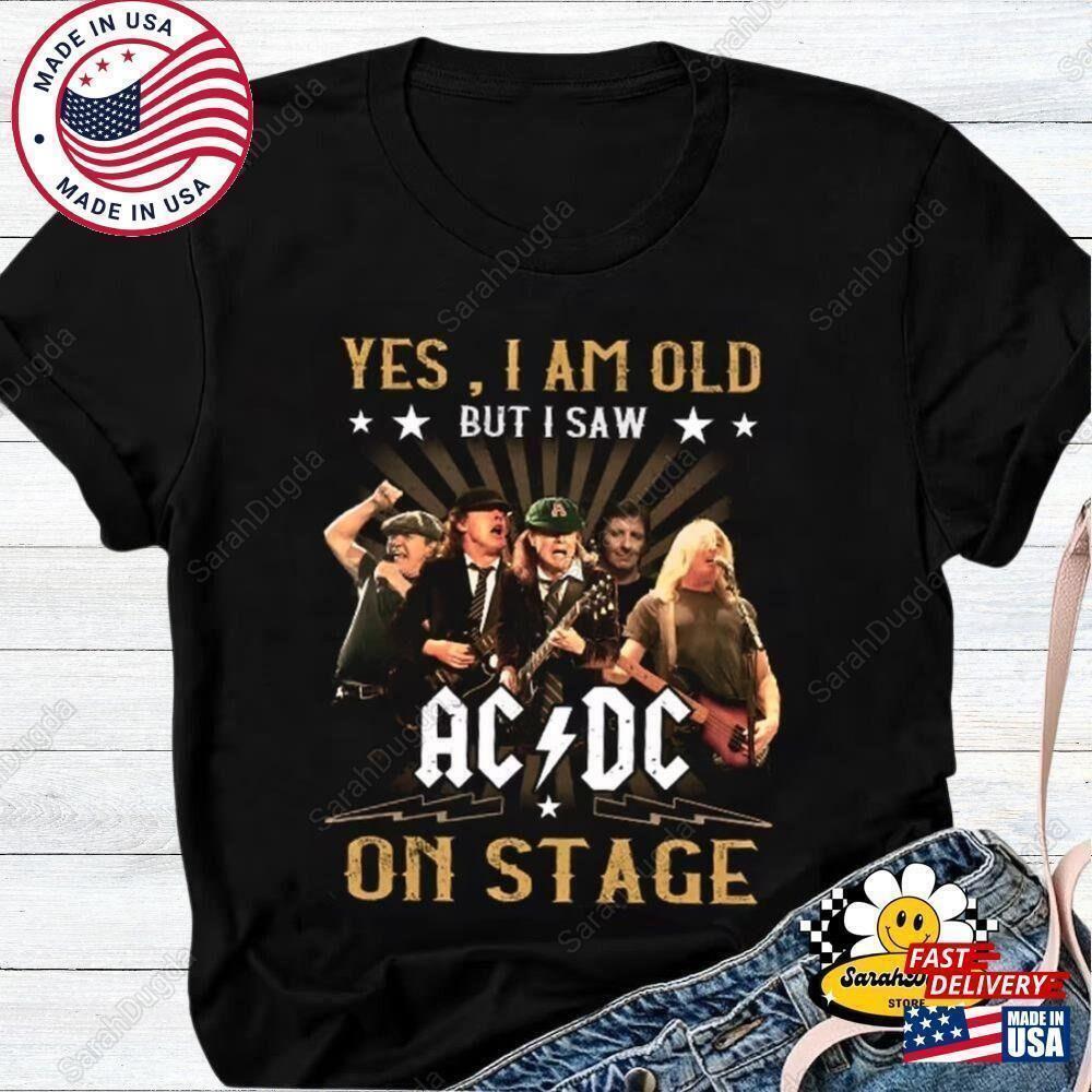 I Saw Acdc Tour On Stage T-Shirt Shirt Classic